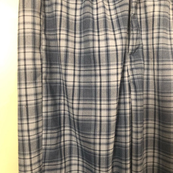 Brandy Melville blue plaid pants - Picture 4 of 6